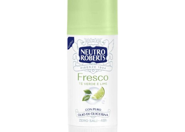 ROBERTS DEODORANTE STICK 40ML FRESCO TÃˆ VERDE E LIME