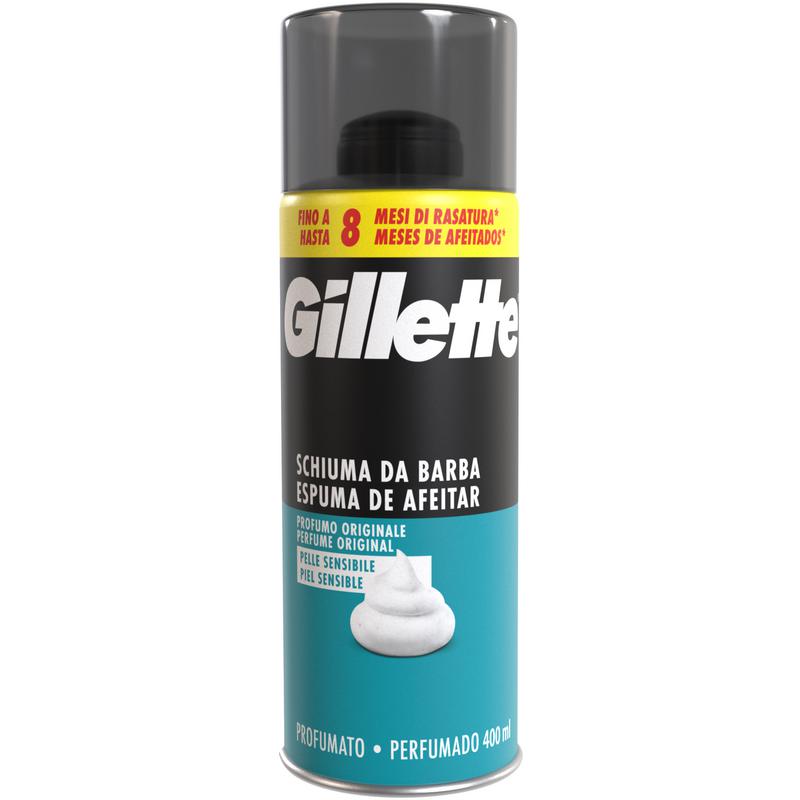 GILLETTE SCHIUMA BARBA 400ML P/SENSIBILI GILLETTE SCHIUMA BARBA 400ML P/SENSIBILI