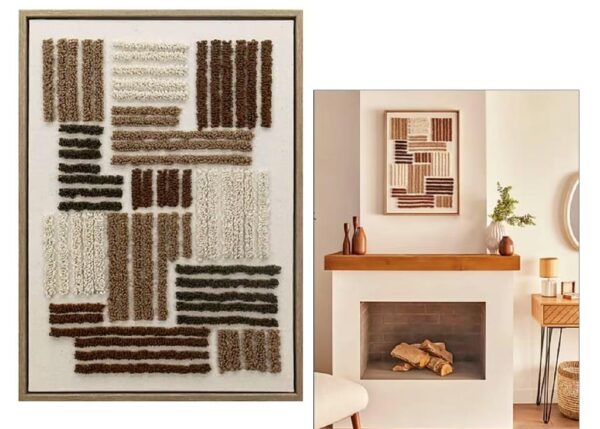 QUADRO 3D EMIR 50X70CM TESSUTO ART.210460