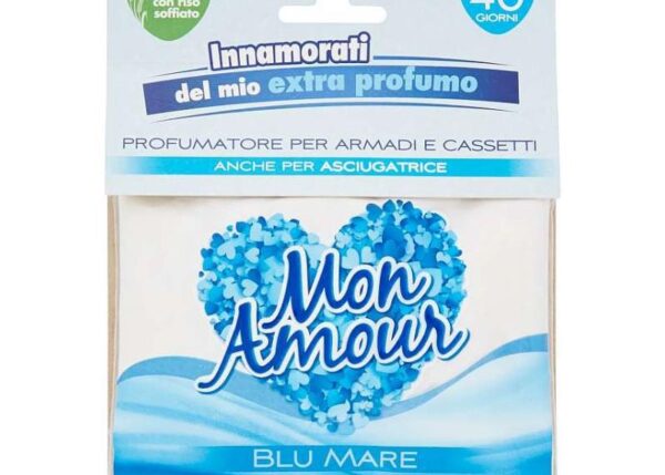 FELCE AZZURRA MON AMOUR PROFUMATORE ARMADI E CASSETTI BLU MARE ASCIUGATRI