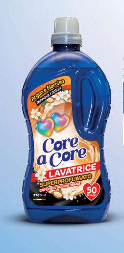 CORE A CORE LAVATRICE 50 LAV. 2,3LT ARGAN/NARCISO CORE A CORE LAVATRICE 50 LAV. 2,3LT ARGAN/NARCISO