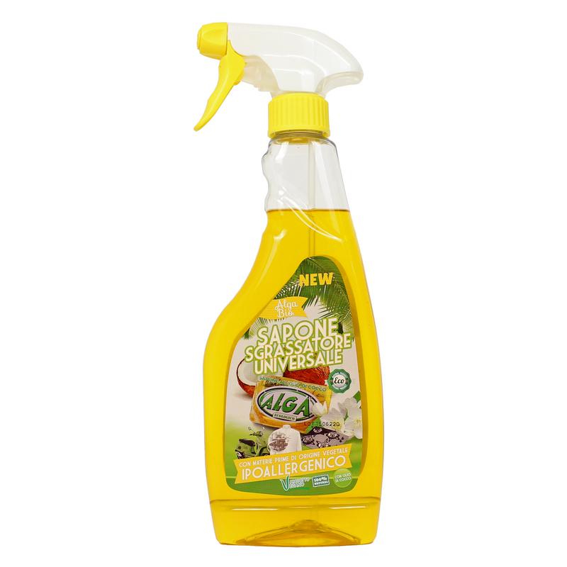 ALGA BIO SAPONE SPRAY 500ML SGRASSATORE ALGA BIO SAPONE SPRAY 500ML SGRASSATORE