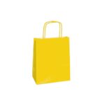 BUSTA REGALO KRAFT CARTA 22X10X29CM 90GR. GIALLO