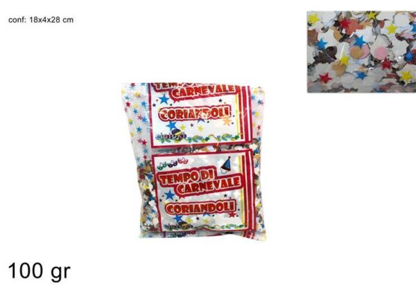 CORIANDOLI BUSTA GR. 100 ART.XCA08000101