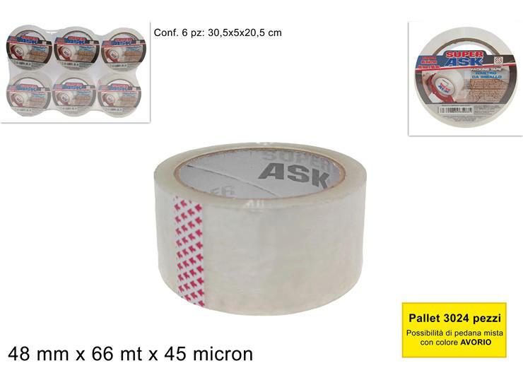 NASTRO ADESIVO TRASPARENTE ART.DEV10001431 NASTRO ADESIVO TRASPARENTE ART.DEV10001431