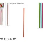 CANNUCCE CARTA 40 PZ COLORATE IMBUSTATE 6 COL./ SET 40PZ ART.DEV20004871