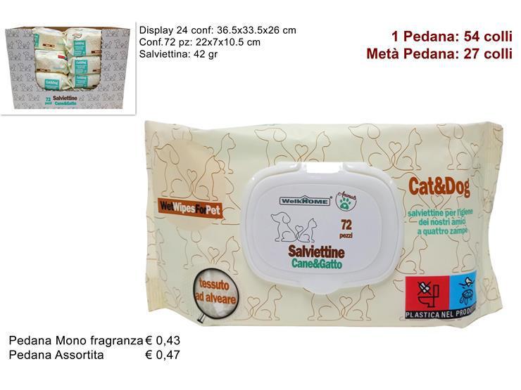 SALVIETTE DETERGENTI PET 72PZ BTXY-PW01/PET WIPES SALVIETTE DETERGENTI PET 72PZ BTXY-PW01/PET WIPES