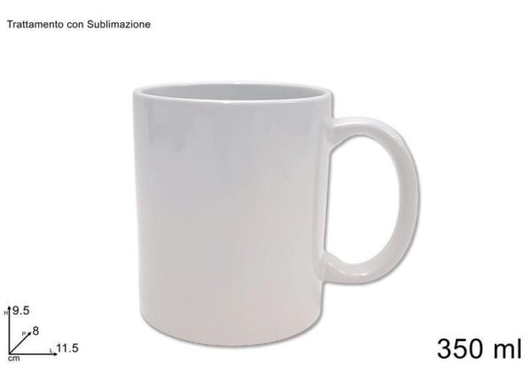 TAZZONE MUG 350ML SUBLIMAZIONE BIANCO (F.0.24) ART.DEV24010381