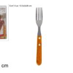 FORCHETTE SET 6 PZ C MANICO LEGNO ART.DEV25001061