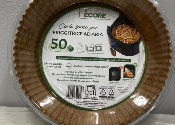 CARTA FRIGGITRICE AD ARIA 16CM ROTOLO 50PZ