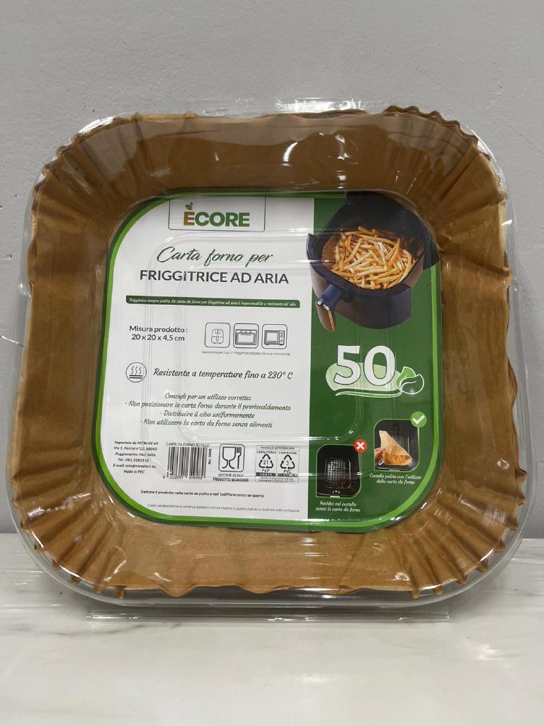 CARTA FRIGGITRICE AD ARIA 20X20CM 50PZ