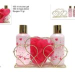 CONFEZIONE REGALO CUORE SET DA BAGNO 3 PZ ROSSA ART.XSV24001661