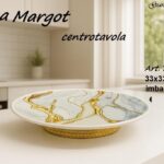 L.MARGOT CENTROTAVOLA EFFETTO MARMO GOLD ART.25007MG