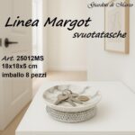 L.MARGOT SVUOTATASCHE EFFETTO MARMO SILVER ART.25012MS