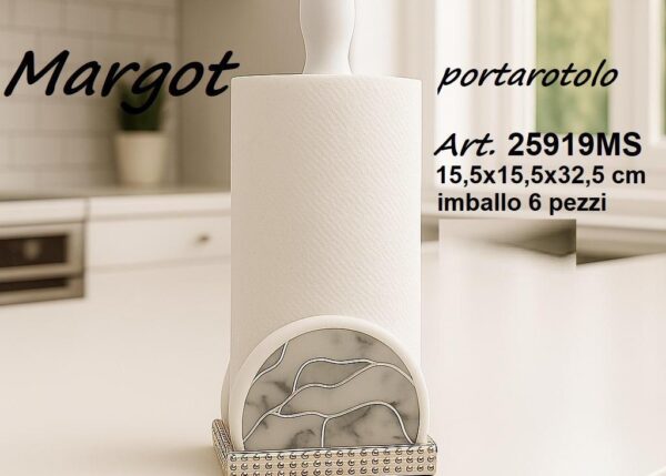 L.MARGOT PORTAROTOLO EFFETTO MARMO SILVER ART.25919MS