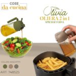 OLIERA 2 IN 1 SPRAY E VERSA IN VETRO OLIVIA 470 ML COL. ASS. ART.748525