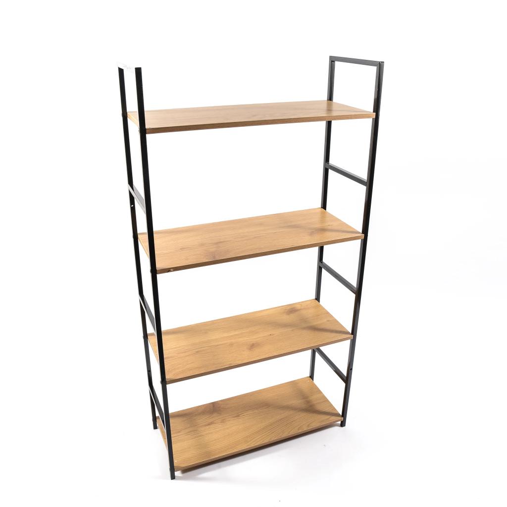 MOBILETTO IN LEGNO E METALLO 4 RIPIANI 58.5X23.5X112CM ART.07212 - MOBILETTO IN LEGNO E METALLO 4 RIPIANI 58.5X23.5X112CM ART.07212 -