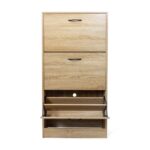 SCARPIERA IN LEGNO 3 RIPIANI 60X24XH.116 CM ART.48796 -