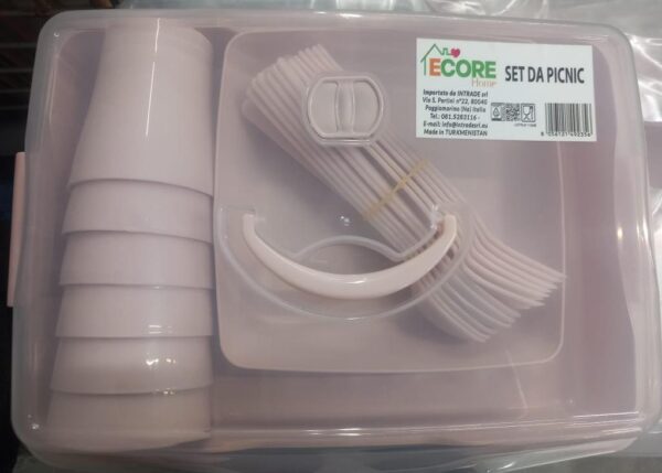 SET DA PICNIC COLORI ASSORTITI