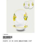 PIATTI S/12 PZ LUCE AMALFITANA ART.1047