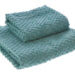 ASCIUGAMANI TRAVIS S/2 VERDE 36X56/53X96 ART.109801
