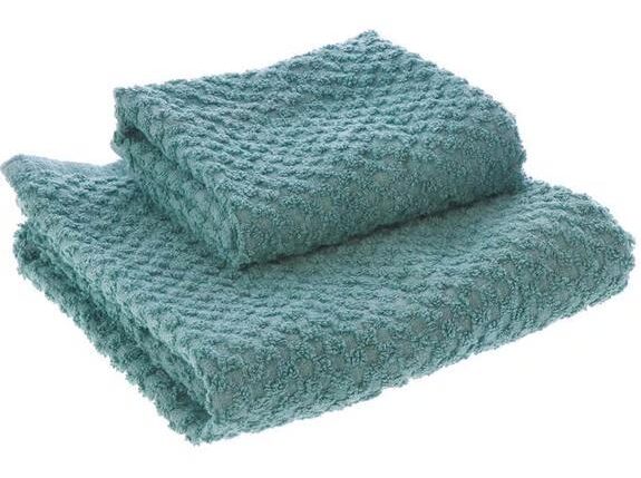 ASCIUGAMANI TRAVIS S/2 VERDE 36X56/53X96 ART.109801