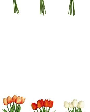 BOUQUET TULIPANI REAL TOU 5F A6C CM33 ART.112189