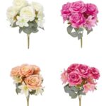 BOUQUET ROSE+GIGLI 10F ASS4COL CM42 ART.120794