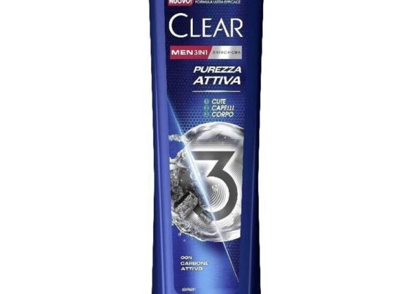CLEAR SHAMPOO 225ML 3IN1 PUREZZA ATTIVA
