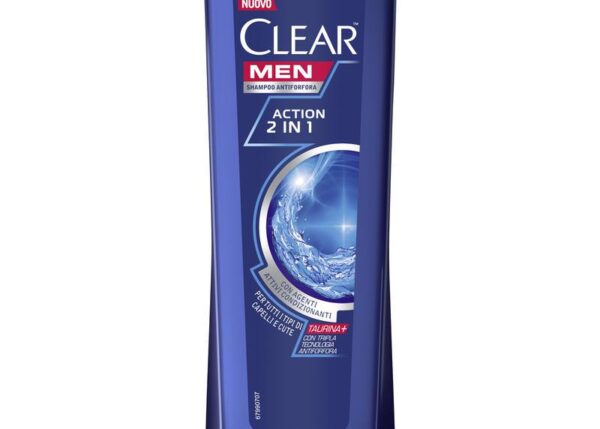 CLEAR SHAMPOO 225ML ACTION 2IN1