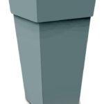 VASO MELROSE QUADRO ALTO GRIGIO 40X40X50CM.ART.VS00405