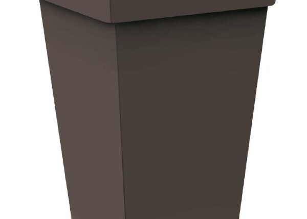 VASO MELROSE QUADRO ALTO ANTRACITE 40X40X65CM ART.VS00060