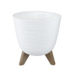 VASO AURORA LUNA 20XH21CM BIANCO ART.ALW20