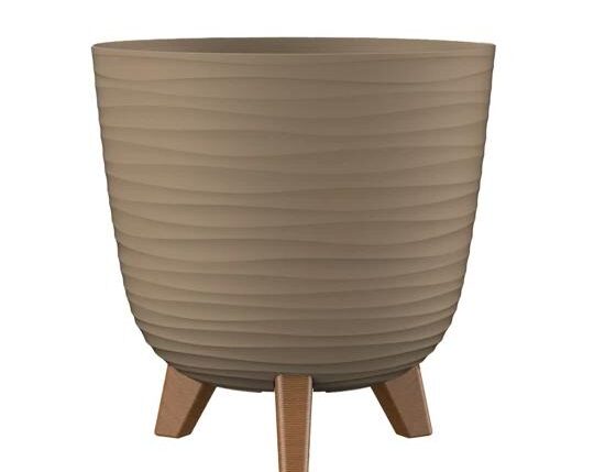 VASO AURORA LUNA 30XH28CM MOCCA ART.ALM30