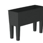 FIORIERA AURORA GARDEN 80X30X58CM ANTRACITE ART.ABGA80