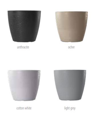 VASO GLAMOUR LUX 28CM ANTRACITE ART.GLA28