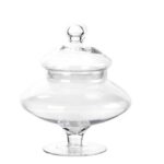 POTICHE IN VETRO DIAM.20 H.26CM ART.700/25CT