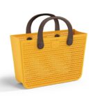 BORSA MARE CITY LINDA CM.45X51 GIALLA MANICI IN PLASTICA NEWS 2026 ART.1427/G