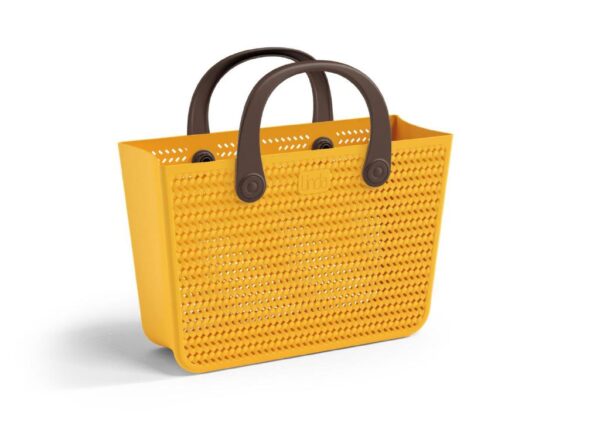 BORSA MARE CITY LINDA CM.45X51 GIALLA MANICI IN PLASTICA NEWS 2026 ART.1427/G