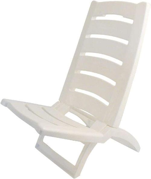 SPIAGGINA IN PLASTICA ADRIATIC CM.37,5 X H.65 BIANCA 289/B- SPIAGGINA IN PLASTICA ADRIATIC CM.37,5 X H.65 BIANCA 289/B-