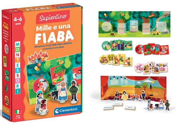 CLEMENTONI SAPIENTINO MONTESSORI 16846 MILLE E UNA FIABA