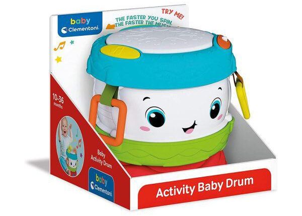 CLEMENTONI BABY TAMBURO ACTIVITY DRUM INTERATTIVO ART.17409