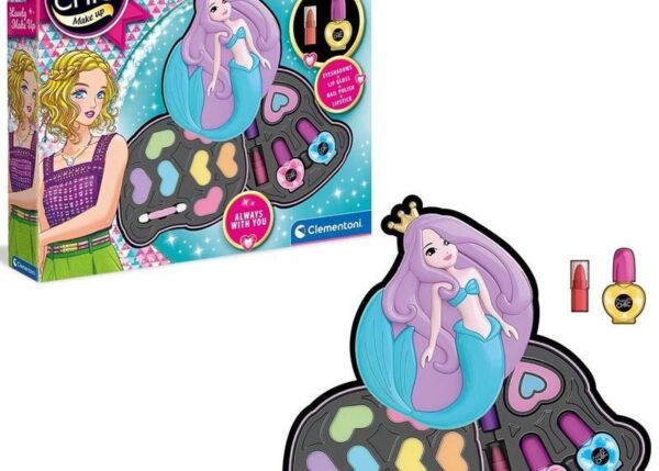 CLEMENTONI CRAZY CHIC 18642 TROUSSE MERMAID MAKE UP SIRENA