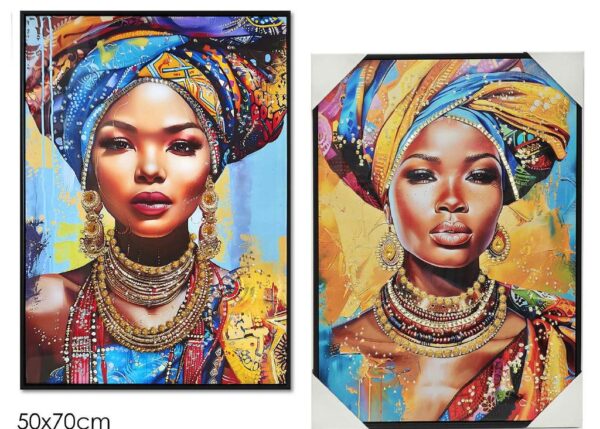 QUADRO DONNA 50X70CM 2ASS ART.540736