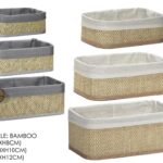 CESTINO RETTANGOLARE 30X20XH12CM 2ASS ART.645001