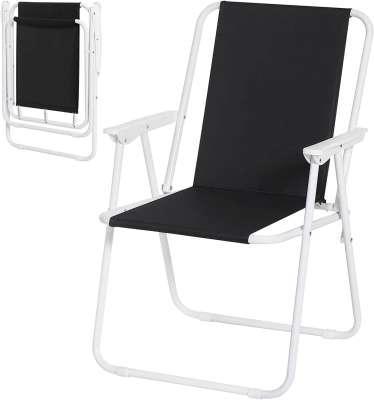 SEDIA DA SPIAGGIA PIEG.52X47X74CM OXF GRIGIO ART.6839026