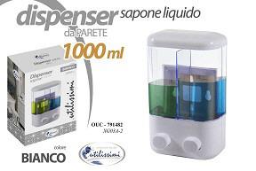 DISPENSER 2 SAPONE 1000ML BIANCO DISPENSER 2 SAPONE 1000ML BIANCO