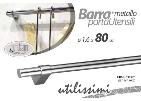 BARRA PORTAUTENSILI 1,6*80 $ ART.797507
