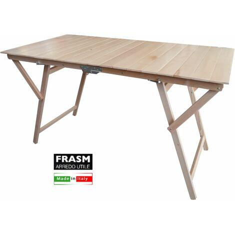 TAVOLO LEGNO STRISCE LAURA 70X140 (25) $ TAVOLO LEGNO STRISCE LAURA 70X140 (25) $