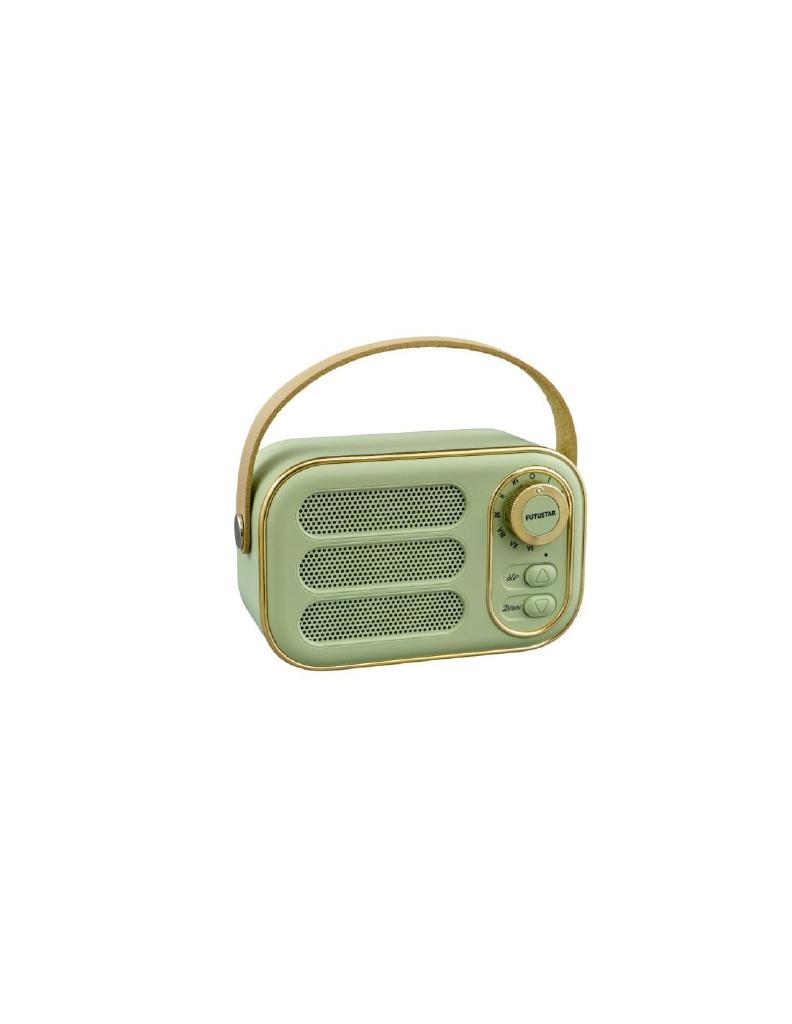 RADIO RETRO BLUETOOTH VERDE 7,5X12,2X5,9CM ART.1394008 RADIO RETRO BLUETOOTH VERDE 7,5X12,2X5,9CM ART.1394008